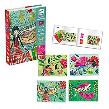 数量限定価格 中古 輸入品 未使用 貼り絵 セット 簡単 お絵かき ホイル クラフト 妖精 知育玩具 おもちゃ 子ども 6歳 幼児 プレゼント おしゃれ Djeco ジェコ フォイルピクチャ