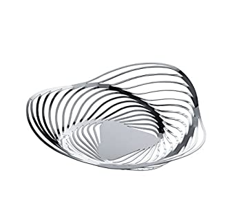 【中古】【輸入品・未使用】【正規輸入品】 ALESSI アレッシィ TRINITY フルーツボウル/シルバー ACO03
