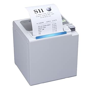 中古動作品SII RP-E11(前面排紙モデル)サーマルレシートプリンター#D RP-E11 前面排紙POSプリンター（シリアル）|npShop