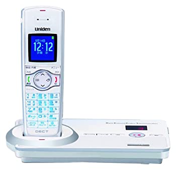 【中古】ユニデン DECT方式コードレス留守番電話機 本体のみ(ホワイト) DECT3080(W)