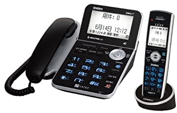 【中古】ユニデン DECT方式コードレス留守番電話機 本体+子機1台タイプ(ブラック) DECT3288(B)