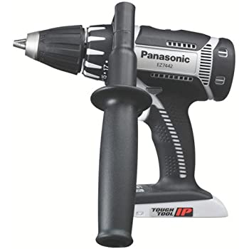 【中古】パナソニック 充電ドリルドライバー EZ7442 (14.4V) 大径穴あけ用ハイパワー IP56 本体のみ(電池パック・充電器・ケース別売) グレー EZ7442X-H