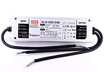 【中古】Meanwell ELG-200-54-3Y 54V 3.72A 201W 定電圧 + 定電流LEDドライバー