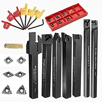 【中古】ZT-TTHG 7PCS 10ミリメートルシャンク旋盤7PCS VP15TF超硬工具挿入ブラケットとバーをボーリングツールホルダーをオンにします