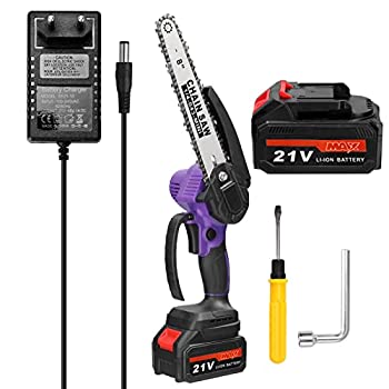 【中古】Saras 21V8インチポータブル電気プルーニングソー小さな木材分割チェーンソーブラシレスモーターガーデン果樹園用片手木工ツール｜AJIMURA-SHOP
