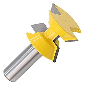 【中古】表面ミリングカッター 2パック1/2シャンクテノンナイフセット120度彫刻ルータービットエンドミル木工ツール｜AJIMURA-SHOP