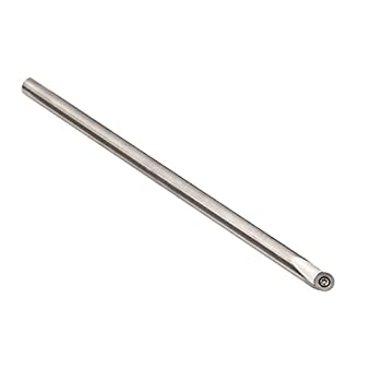 【中古】木工ろくろ工具超硬チップ旋盤ツールバー、木材愛好家用（ハンドルは含まれていません）丸棒丸ナイフ