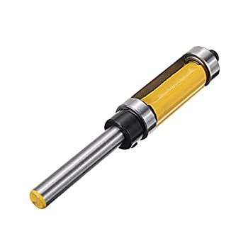 【中古】フライスカッタービット回転ビット 1 6.3 mmシャンクフラッシュトリムパターンフライスカッタードリルビットパネル上部ベアリング木工ミーリング｜AJIMURA-SHOP