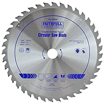 【中古】Faithfull Circular Saw Blade TCT 300?x 30?x 40歯