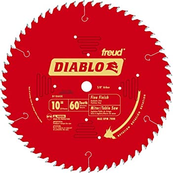 【中古】Diablo d1060?X 10?" 60t diablotm Fine Finish作業Chop Miterと表Saw Bl｜AJIMURA-SHOP 18,448円