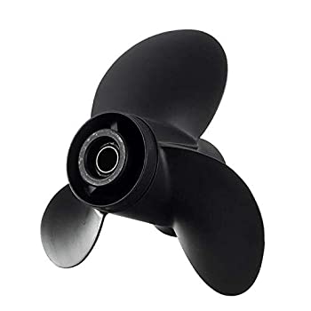 【中古】10個の1/4インチ×12個のボートのプロペラのため鈴木25HP 30HP船外Eninge 3ブレード合金DT25 DT30 DF30 DF25舶用エンジン部品