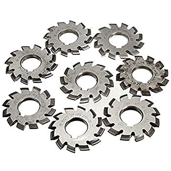 【中古】8本モジュール1.75 PA20 HSS＃1-8??インボリュート歯車フライスインサイドボア22ミリメートル電気ツール
