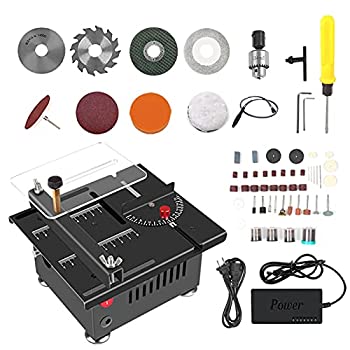 【中古】HEIYE 電動ノコギリ、100W多役立つことテーブルソーミニデスクトップ電動ソーカッター速力度と角度合わせる能力のあるな昇降機能力のあるなブレードブレードフレキシブル