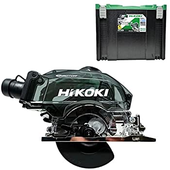 【中古】[集じん丸のこ(自己集じん・集じん機接続両用)｜125mm｜本体+ケース] Hikoki(ハイコーキ)36V充電式125mmコードレス丸のこ C3605DYB 本体+システ｜AJIMURA-SHOP