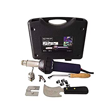 【中古】110ボルト溶接機プラスチックオーバーラップ溶接キット溶接機熱風ヒートガンハンドツール発熱体 (120電圧および床ツールキット)