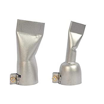 【中古】VOTOER 20粍+40粍 フラットワイドマウス 熱電子管溶接ノズル 取り替えっこ用 ビニール PVC 可塑性物質 熱風溶接機 ヒートガン ステンレス鋼スチール写真 耐熱
