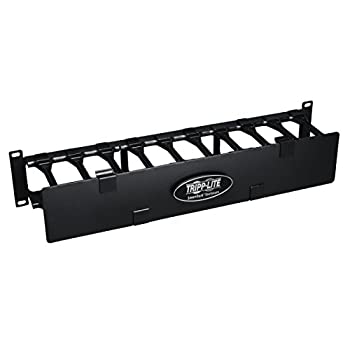 【中古】【未使用・未開封品】Tripp Lite SmartRack 2U High Capacity Horizontal Cable Manager - Finger duct with dual-hinge cover｜AJIMURA-SHOP