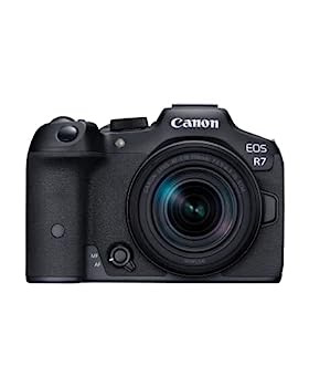 【中古】Canon (加農砲) 鏡鑑受け答え一眼写真機 EOS R7 RF-S18-150粍水晶体 映像ブログ用 4K 60p映像 32.5 MP 画質 DIGIC X すがた絵かた付ける デュアル絵素