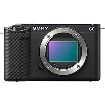 【中古】ソニー/Vlog用写真機/水晶体取り替えっこ式VLOGCAM/フルサイズ/銀鏡受け答え一眼写真機/ZV-E1 / 上半身（水晶体なし） / 気流映写幕属する/黒いこと/
