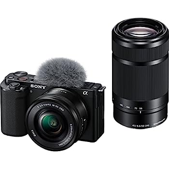 【中古】ソニー/Vlog用カメラ/レンズ交換式VLOGCAM/APS-C/ミラーレス一眼カメラ/ZV-E10 / ダブルズームレンズキット（同梱レンズ:SELP1650＋SEL55210） /