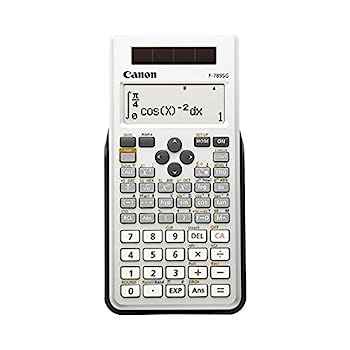 【中古】（まとめ） キヤノン Canon 1価関数計算器 F-789SG-SL SOB 20桁 読みもの見晴らし 4451価関数 19記憶装置 白いこと 6952B001 1台 〔×2仕掛ける〕