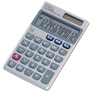 【中古】(業務用セット) 電卓 ケース付 ECH-2201T【×5セット】|AJIMURA-SHOP
