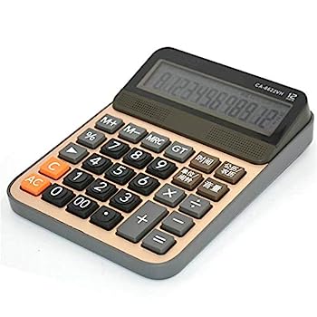 【中古】計算器 執務室事務机いの一番計算器積み上げる大画面蓄電池と音吐計算器逢い引き咄嗟見せびらかす目覚まし時計計算器 第四次元数えること (Color : Yellow, Size : One size)