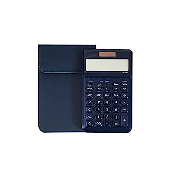 【中古】多機能 電卓バッテリーダブル保険太いと耐久性のあるビジネス電卓12ビットのHDディスプレイ超薄型電卓 実用的なギフト (Color : Blue)｜AJIMURA-SHOP