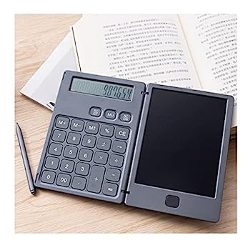 【中古】計算器 LCDのライティングタブレットロックボタンとe書き込みの根本原理計算器おぼえ書き帳もインキ受け答えの絵を描くこと/おぼえ書きパッド/計画することゲーム盤 数えること機 (Color : 薄墨色)