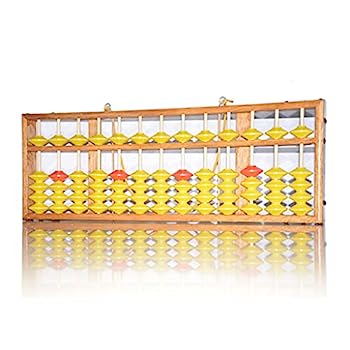 【中古】電卓 そろばんソロバン先生のためのAbacusぶら下がっているAbacus中国のAbacus Mathematic教育教育機械22.8x8x1.3in 基本的な計算機