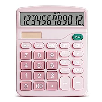 【中古】SHYPYG デジタル科学電卓12ビット台ソーラー電卓金融業務会計ツール (Color : B)