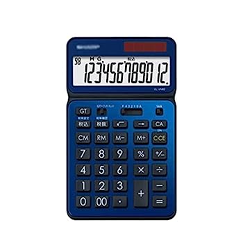 【中古】大型ディスプレイ関数電卓 大型ベーシックオフィス電卓 12 ビット卓上電卓 学生金融電卓