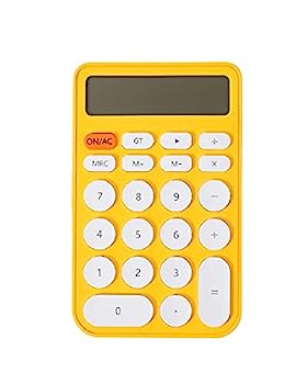 【中古】電卓です、 かわいいミニ多機能ポータブル関数電卓、学生の会計に適しています (Color : Blue, Size : 5.6inch) (Color : Yellow)｜AJIMURA-SHOP