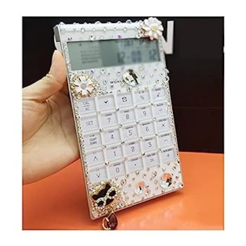 【中古】電卓ホーム会計7x4.3inのためのオフィス計算機の時間があるダイヤモンド薄型多機能計算カレンダー目覚まし時計 電卓 (Color : Cat)|AJIMURA-SHOP