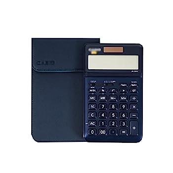 【中古】計算機、高度な科学的ブルー電卓、12桁の画面ミュートボタン、太陽電池の二重電源、学生の学校 電卓 (Color : Blue)｜AJIMURA-SHOP 11,084円