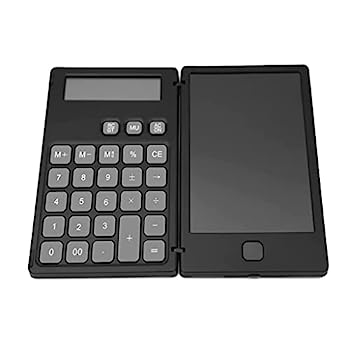【中古】卓上電卓、電卓基本電卓メモ帳、LCD ライティング タブレット ロック ボタン、E ペン インクレス ドローイング メモ パッド プランニング ボード