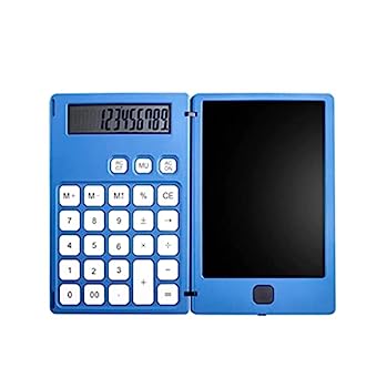 【中古】卓上電卓、電卓小型、LCD書き込みタブレットロックボタンとEペンインクレス描画メモパッド付きメモ帳プランニングボード電卓(色:Dグレー) (Color