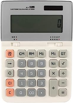【中古】オフィスデスクトップ電卓、デスク電卓ソーラー、電卓クラシック耐久財務会計大型デュアルパワー大画面大きなボタンデスクトップ｜AJIMURA-SHOP
