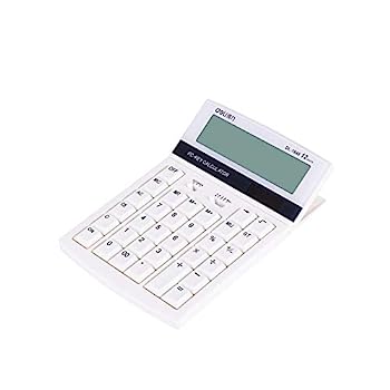 【中古】ZSKFS 電卓デュアルパワードライブ、画面調整デュアルパワー (Color : White)