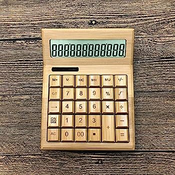 【中古】電卓、 電卓クリエイティブデュアルパワーコンピュータ太陽ギフトの計算 カウントに最適なツール (Color : Gold, Size : 17.5x13.5cm)