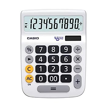 【中古】(まとめ)カシオ ユニバーサルデザイン電卓 10桁デスクタイプ DU-10A-N 1台【×3セット】|AJIMURA-SHOP