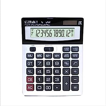 【中古】ビジネス電卓経済的なデュアルパワー電卓事務用品デスクトップコンピュータ146X 187mm 高精細