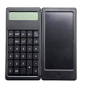 【中古】ビジネス電卓折りたたみ式6インチLCD書き込みタブレット付き12桁ディスプレイデスクトップ電卓 高精細|AJIMURA-SHOP