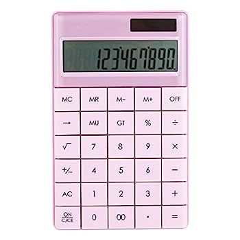 【中古】計算器 勉強机とっ始め計算器シームレスボタンノンスリップパッド入り口・入口のデュアルパワーカリキュレータ 商行為計算器 (色 : Pink, Size : 16.5x10.2糎) 日用品雑貨・文房具・手芸-その他