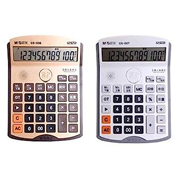 【中古】電卓付き電子電卓ファイナンスコンピュータスピーチキー大画面12桁 電子メ2桁表示 二重電源|AJIMURA-SHOP