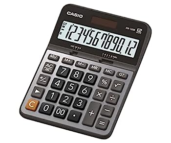 【中古】Casio DX-120B 電子デスクトップ電卓 12桁 特大ディスプレイ|AJIMURA-SHOP