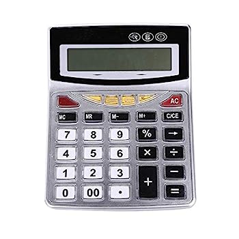 【中古】ポータブル計算機 実際の発音の音声コンピュータのデスクトップ金融とOffice 8桁の多機能計算 で読みやすい (色 : Black, Size : One size)|AJIMURA-SHOP