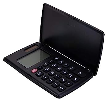 【中古】DEPILA ポータブル電卓ポケットミニ電卓小型8桁カバーバッテリーソーラーデュアルパワー けいさんき｜AJIMURA-SHOP 12,228円