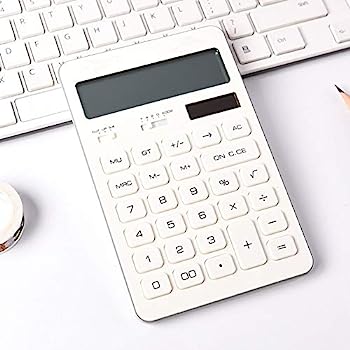 【中古】電卓 12ビットのデュアルパワーカリキュレータ電子計算機のソーラー試験の計算 自宅 ビジネス用|AJIMURA-SHOP