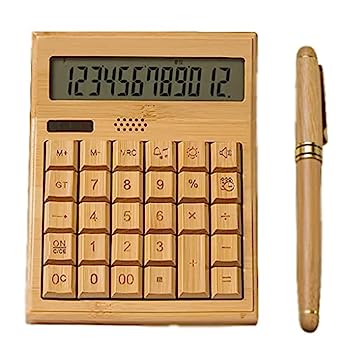 【中古】電卓 ソーラー関数電卓 12 ビット大画面卓上電卓 スタンダード ホーム ベーシック オフィス電卓 速い 正確｜AJIMURA-SHOP